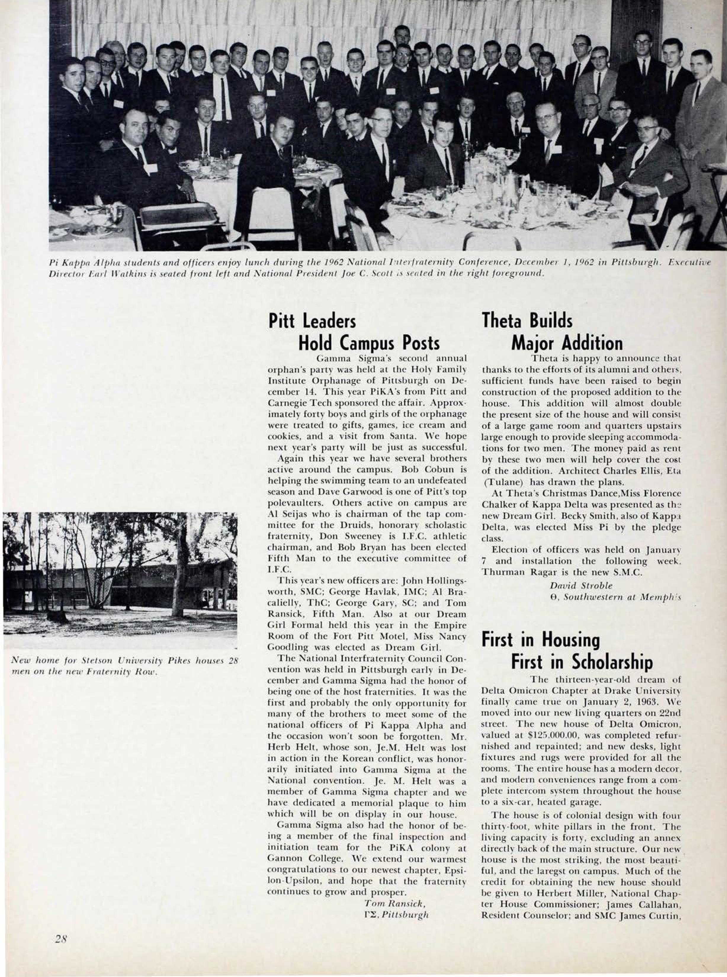 First In Housing First In Scholarship